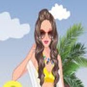 surfer girl dressup