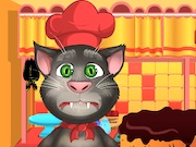 Talking Tom Cooking Halloween Cake