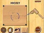 Wood Carving Mickey